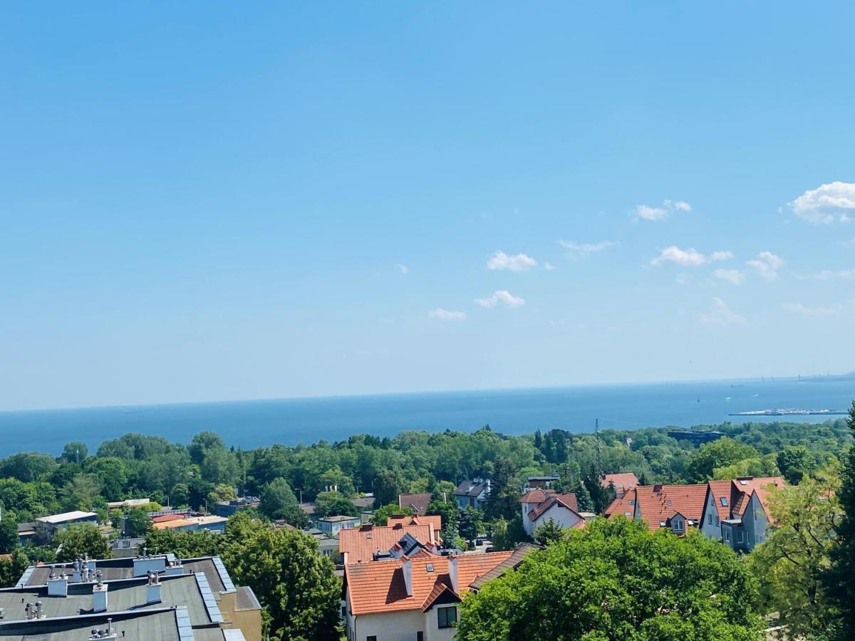 Bay View Apartment Mieszkanie Z Widokiem Na Zatoke Sopot Kültér fotó